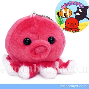 タコ ぬいぐるみ 海の生き物 水族館グッズ おもちゃ 人形 あるまど ふわころマリン たこ 8cm