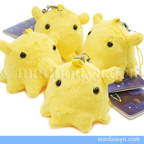 メンダコ ぬいぐるみ 黄色 しんかいさん 携帯ストラップ イエロー A-SHOW 栄商 4.5cm