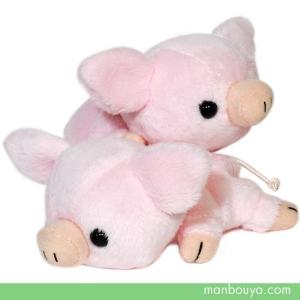 ぶた ぬいぐるみ ブタ ピンク 麦わら帽子 セット キュート販売 CUTE