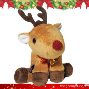 クリスマスプレゼント ぬいぐるみ 動物 グッズ・雑貨 A-SHOW くったりトナカイ ルドルフ 14cm