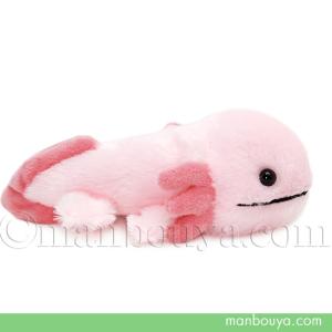 もちうぱ ブラック Lサイズ ウーパールーパー ぬいぐるみ シナダ