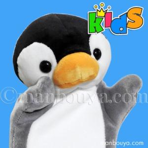 ペンギン ぬいぐるみ ハンドパペット キュート販売 CUTE 子供用 キッズ ぺんぎんブラック
