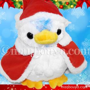 ペンギンのぬいぐるみ クリスマス キュート販売 CUTE アストラペンギン ブルー Mサイズ 25cm サンタ衣装｜manbouya