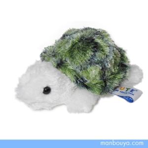 モンスイユ MAY BLUE カメ ぬいぐるみ 中古品 穴あき有