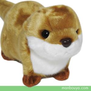 動物 カワウソ ぬいぐるみ グッズ キュート販売 CUTE フォレストエンジェル コツメカワウソ 立ち 35cm  まんぼう屋ドットコム