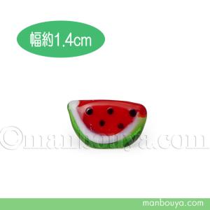 食品 ミニチュア ガラス細工 フルーツ スイカ 夏のディスプレイ ビブロ すいか