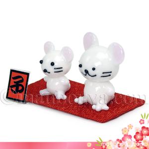 クローバー ミニチュア ガラス細工 植物 ディスプレイ用品 フォー