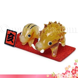 ミニチュア ガラス細工 梅 花 飾り フォーカート 白梅 スタンド