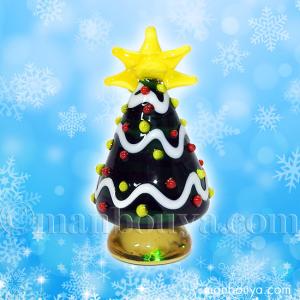 クリスマス 飾り サンタクロース ガラス細工 ミニチュア 雑貨 ハート