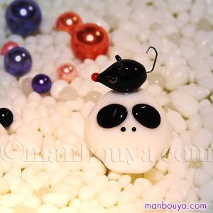 ダックスフンド 置物 ガラス細工 ミニチュア 雑貨 グラススクエア