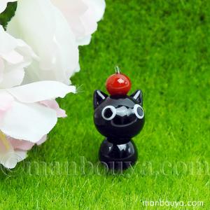 ミニチュア ガラス細工 黒猫 雑貨 置物 動物 飾りフォーカート