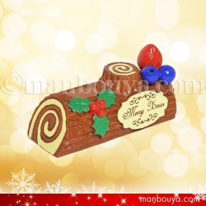 クリスマスケーキ ミニチュア レジン 置物 フォーカート ブッシュドノエル メール便発送可