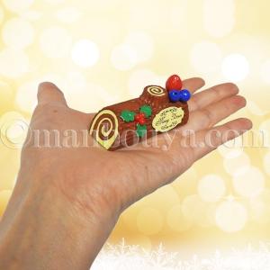 クリスマスケーキ ミニチュア レジン 置物 フ...の詳細画像2