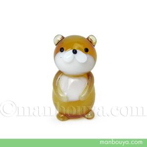 カワウソ グッズ 人形 ガラス細工 ミニチュア 雑貨 かわうそ 立ち フォーカート