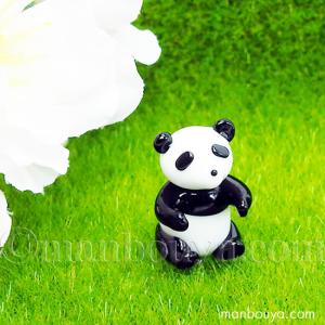 ミニチュア ガラス細工 きのこ 植物 ディスプレイ用品 グラススクエア