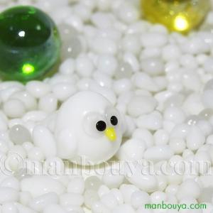 ミニチュア ガラス細工 梅 花 飾り フォーカート 紅梅 スタンド レッド