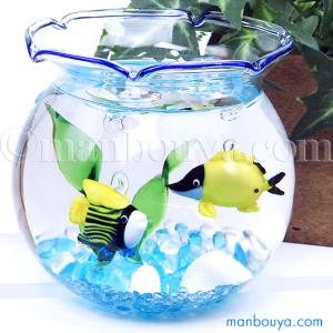 浮き玉 ガラス細工 金魚 ミニチュア 雑貨 プレゼント 浮き球