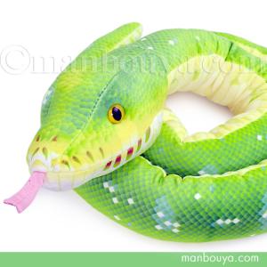 ぽきぽきヘビBIGぬいぐるみ 白/白蛇 へび ホワイト 全長約100cm