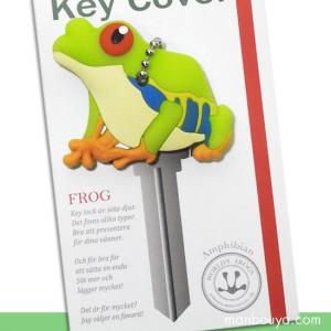 リアル カエル グッズ キーカバー 鍵カバー FROGシリーズ かわいいキーキャップ アカメアマガエル メール便発送可｜manbouya