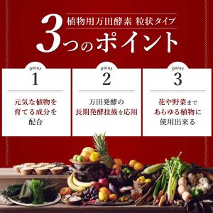 万田酵素 肥料 植物用万田酵素 粒状タイプ 3...の詳細画像3