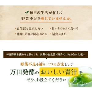 青汁 おいしい青汁 約1ヵ月分 万田酵素 桑の...の詳細画像1