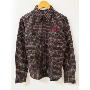 Magical Design（マジカルデザイン）刺繍入り　チェック　ネルシャツ【E4818-007】