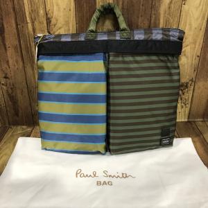 PORTER × Paul Smith ポーター × ポールスミス ヘルメットバッグ ショルダーバッグ グリーン 381-16849【F1475-004】