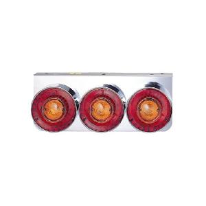 ジェットイノウエ JET 525350 丸型3連テールランプ小型 24V
