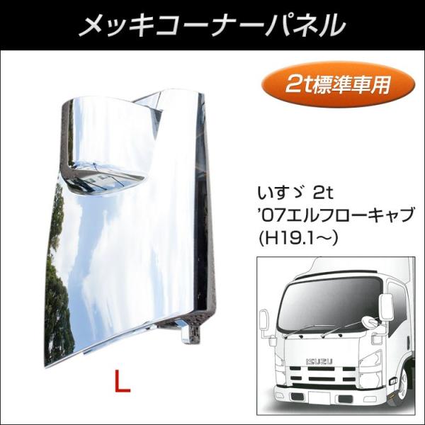 【ジェットイノウエ】コーナーパネル '07エルフローキャブ用 LH 【トラック用品】 コーナーパネル...