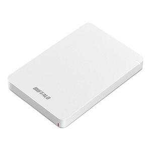 BUFFALO USB3.1(Gen.1)対応 耐衝撃ポータブルHDD 1TB ホワイト HD-PG...