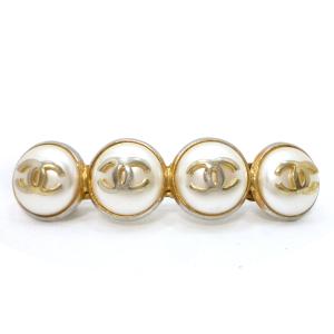 シャネル CHANEL バレッタ CC シャンパンゴールド CHANEL シャネル バレッタ/ヘアアクセサリー/髪飾り ロゴ/CC