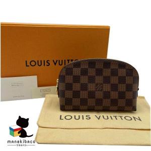 ルイヴィトン LOUIS VUITTON  美品 N47516 ポシェット コスメ 化粧 ポーチ ダミエ 箱 布袋 ランクA  小物 【中古】｜manekibaco