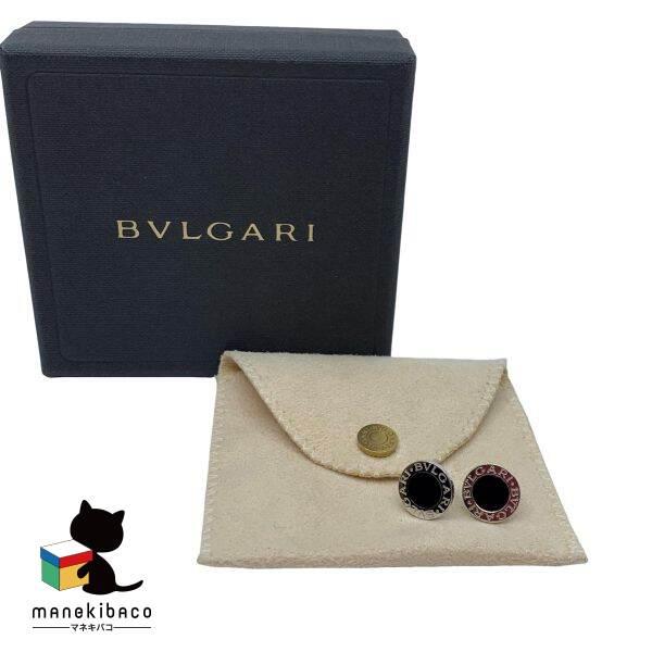 ブルガリ BVLGARI  美品 K18WG ピアス アクセサリー ジュエリー ユニセックス プレゼ...