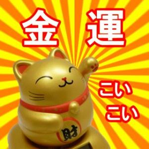 金運招き猫（特大） MR219 瀬戸取寄 陶器 置物 置き物 貯金箱 招き猫