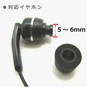 ウレタン製 低反発素材 交換用イヤホンパッド ...の詳細画像1