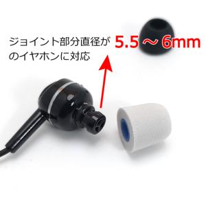 ウレタン製 低反発素材 交換用イヤホンパッド ...の詳細画像1
