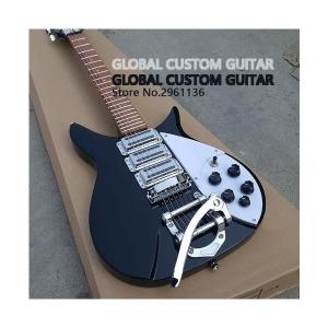 エレキギター リッケンバッカー スタイル 34インチ ホワイト ブラック ギターのみ 初心者 rickenbacker タイプ｜manemaaa