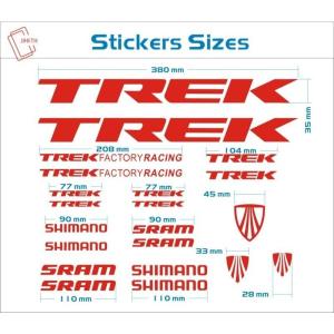 トレック TREK 自転車フレームステッカーサイクリングステッカーレーシングサイクリング反射ステッカー