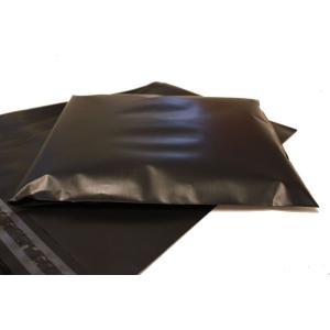 宅配ビニール袋 宅配ポリ袋 A4大きめ 黒 HDPE 硬め