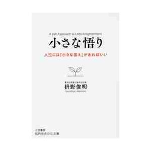 小さな悟り / 枡野　俊明　著