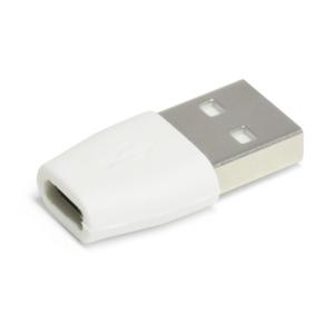 microUSB→USB2.0(A)変換コネクター (ホワイト)  MUU20A-WH｜mangerou