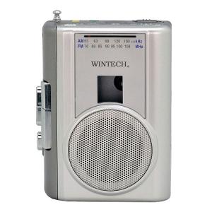 WINTECH AM/FMラジオ付テープレコーダー PCT-02RM｜mangerou