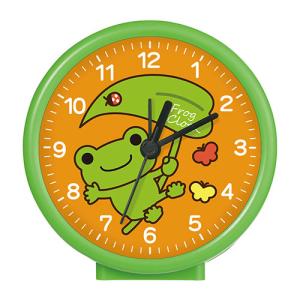 ARTEC カエルの目覚まし時計 初めての目覚ましにぴったり かわいい見た目のカエルのミニ時計 ATC21885