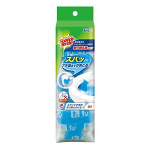 3M スコッチ・ブライト TM 取り替え式トイレクリーナー 洗剤付 取り替え用スポンジ T-557-6RF｜mangerou