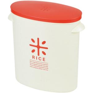 パール金属 RICE お米袋のままストック5kg用 レッド HB-2167｜mangerou