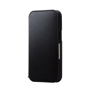 エレコム iPhone 14 Pro Max ソフトレザーケース 磁石付 NEUTZ PM-A22DPLFY2BK｜mangerou