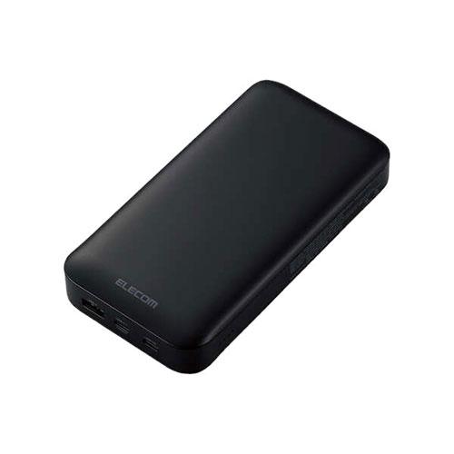 エレコム モバイルバッテリー 20000mAh 入出力( Type-C ×1) ブラック DE-C5...