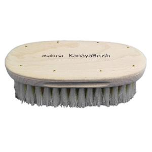 カナヤブラシ産業 手植え靴ブラシ 白豚毛 kanayabrush12346｜mangerou