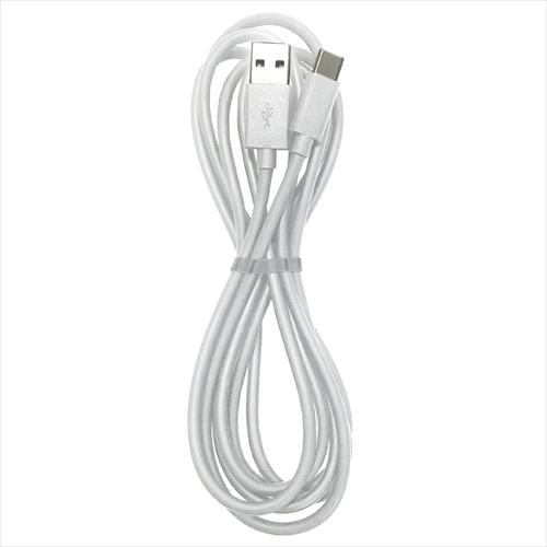 20個セット Lazos USB - Type C 5A ケーブル ホワイト 2m L-TC5-WH...