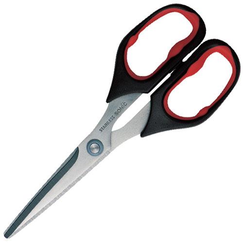 〔10個セット〕 ソニック SONiC メガサクプロ ハサミ 黒 CU-118-DX10